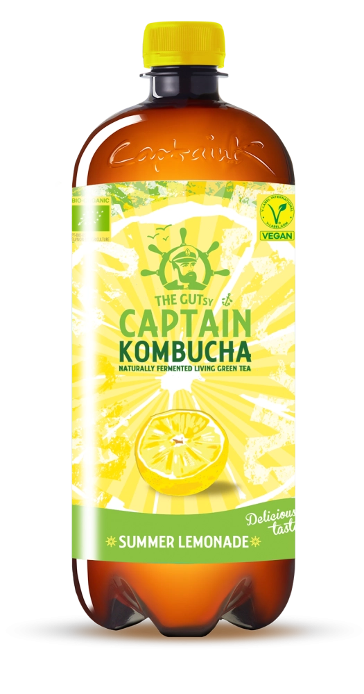 GUTsy Captain Kombucha Limão1L