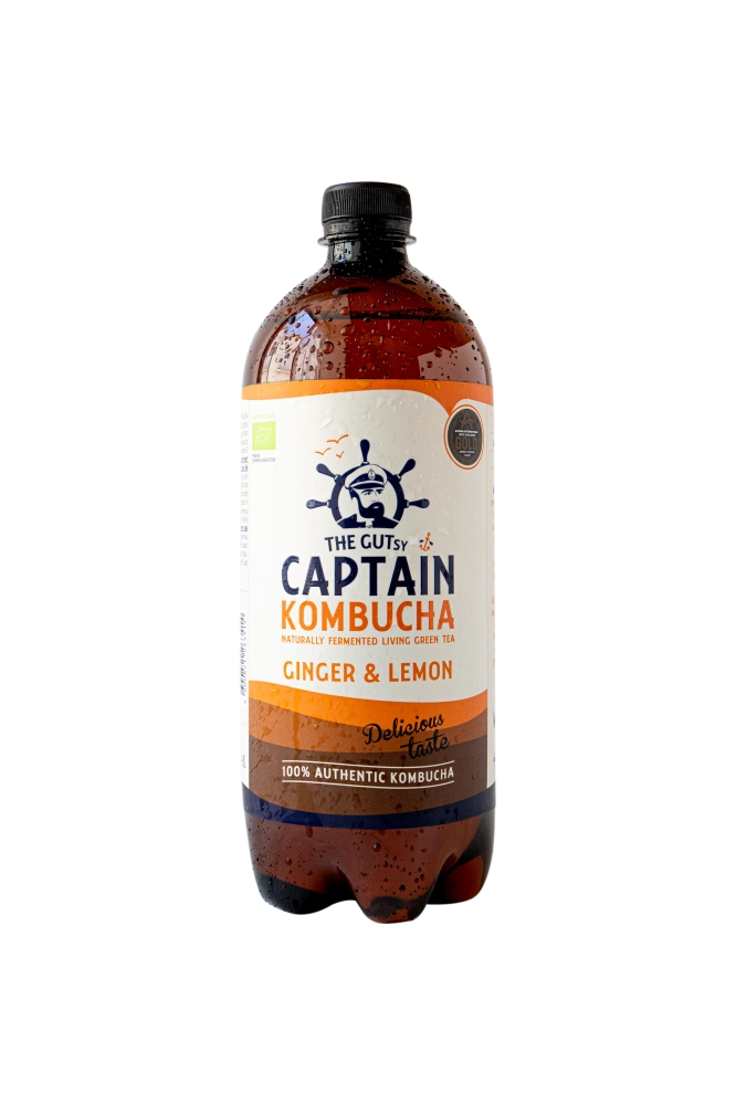 GUTsy Captain Kombucha Gengibre e Limão 1L
