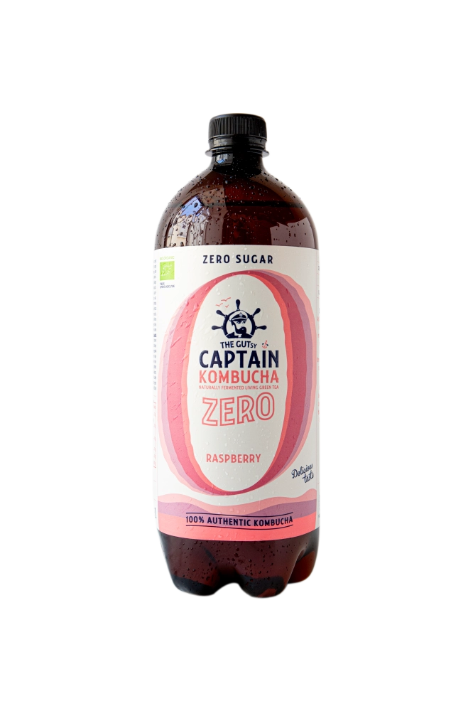GUTsy Captain Kombucha Zero Framboesa 1L